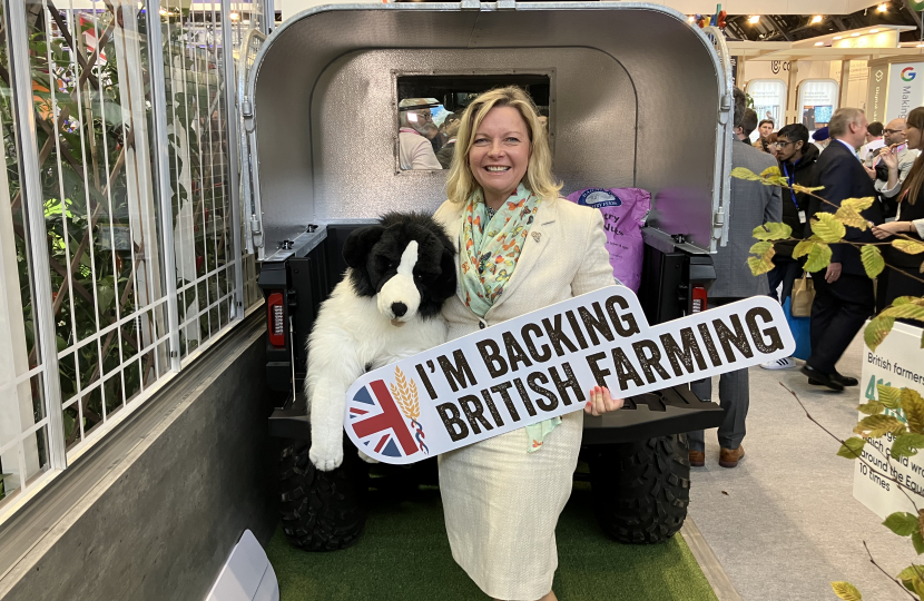 Supporting British farming at the NFU stand in Manchester